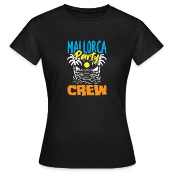 Mallorca Party Crew Mallorca Holidays - Women's T-Shirt - black - Front - AI Model Female 172 dark (172cm)