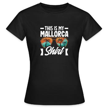Mallorca Party Crew Mallorca Holidays - Women's T-Shirt - black - Front - AI Model Female 172 dark (172cm)