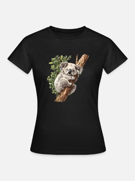 Koalabär, Koala in Australien - Frauen T-Shirt - Schwarz