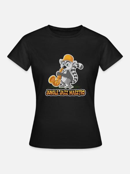 JUNGLE JAZZ MAESTRO - Frauen T-Shirt - Schwarz