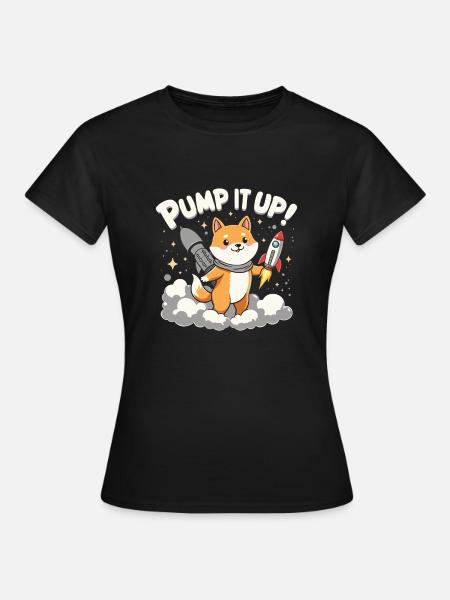 PUMPE ZUM MOND - Frauen T-Shirt - Schwarz