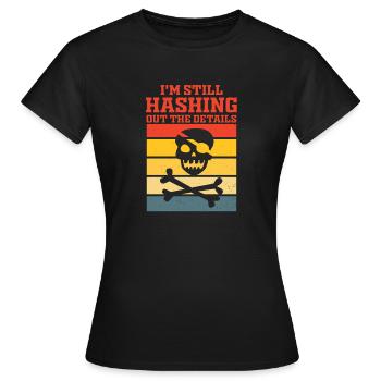 Cybersicherheitsexpertise von ethischen Hackern - Frauen T-Shirt - Schwarz - Vorne - AI Model Female 172 dark (172cm)
