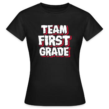 1st Grade Teacher Team First Grade - Women's T-Shirt - black - Front - AI Model Female 172 dark (172cm)