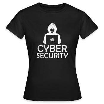 Cybersicherheitsexpertise von ethischen Hackern - Frauen T-Shirt - Schwarz - Vorne - AI Model Female 172 dark (172cm)