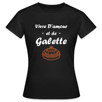 Pfannkuchen - Frauen T-Shirt - Schwarz - Vorne - AI Model Female 172 dark (172cm)