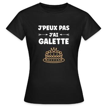Pfannkuchen - Frauen T-Shirt - Schwarz - Vorne - AI Model Female 172 dark (172cm)