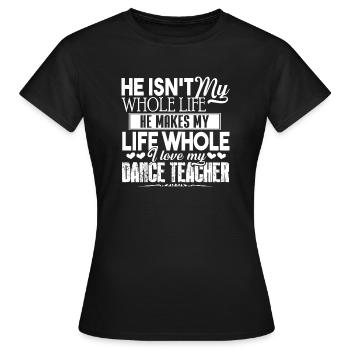 Security Guard I Love My Security Guard - Women's T-Shirt - black - Front - AI Model Female 172 dark (172cm)