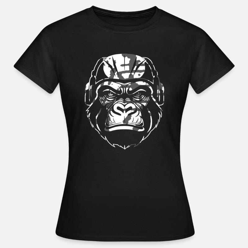 Gorilla Camo Style - Women's T-Shirt - black