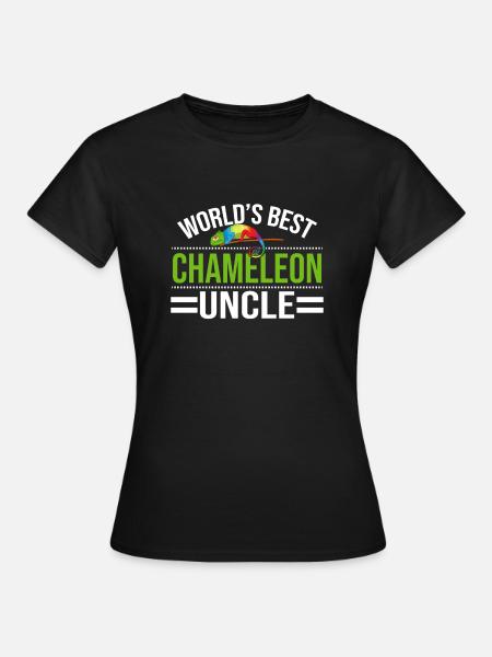Chameleon Gifts - Frauen T-Shirt - Schwarz