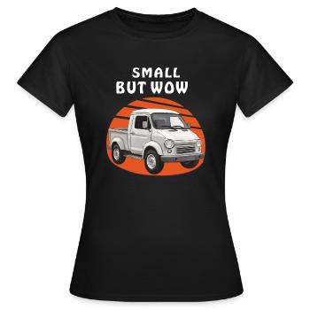 AUTO MIKRO SMALL BUT WOW - Frauen T-Shirt - Schwarz - Vorne - AI Model Female 172 dark (172cm)