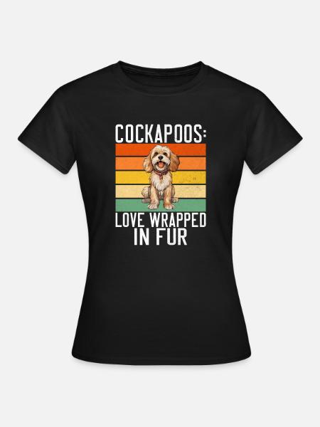 Cockapoo Gifts - Frauen T-Shirt - Schwarz