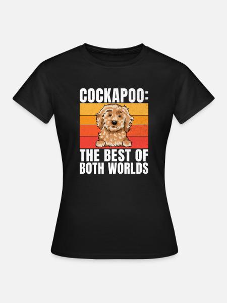 Cockapoo Gifts - Frauen T-Shirt - Schwarz