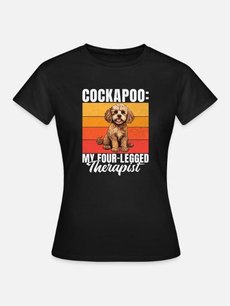 Cockapoo Gifts - Frauen T-Shirt - Schwarz