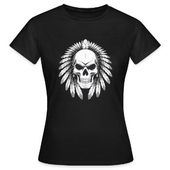GRIM STYLE - T-shirt Femme - noir - Devant - AI Model Female 172 dark (172cm)
