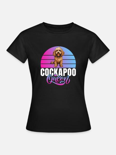 Cockapoo Gifts - Frauen T-Shirt - Schwarz