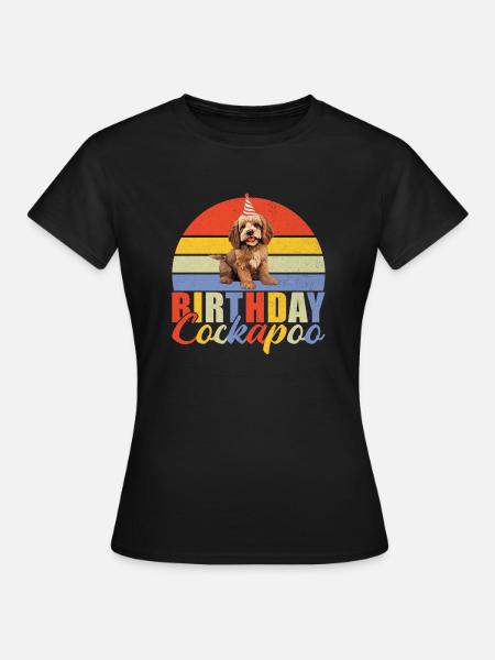 Cockapoo Gifts - Frauen T-Shirt - Schwarz