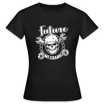 Mechanic Future Mechanic - Women's T-Shirt - black - Front - AI Model Female 172 dark (172cm)