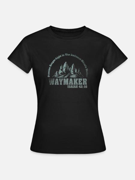 Wegweiser, Versprechenshüter, Wundertäter - Frauen T-Shirt - Schwarz
