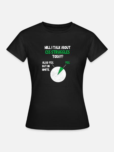 Programmierer Webentwickler Programmierer Werde ich über F sprechen - Frauen T-Shirt - Schwarz