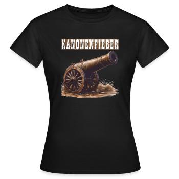 KANONENFIEBER - T-shirt Femme - noir - Devant - AI Model Female 172 dark (172cm)