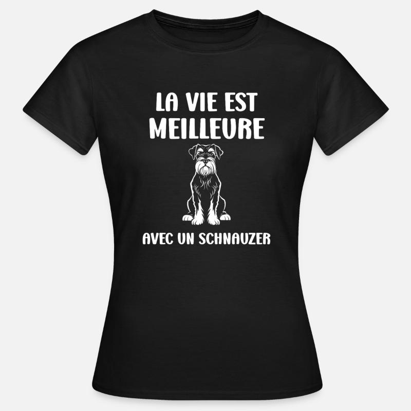 Schnauzer - Women's T-Shirt - black