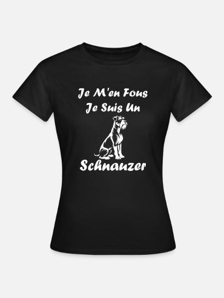 Schnauzer - Frauen T-Shirt - Schwarz