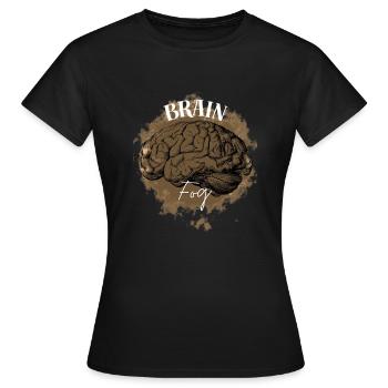 Brouillard cérébral - T-shirt Femme - noir - Devant - AI Model Female 172 dark (172cm)
