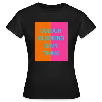 Colours mix - Women's T-Shirt - black - Front - AI Model Female 172 dark (172cm)