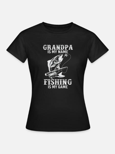 La pêche, c’est mon jeu - T-shirt Femme - noir