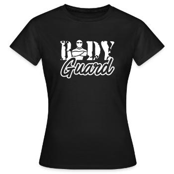 Body Guard Proud To Be Body Guard - Women's T-Shirt - black - Front - AI Model Female 172 dark (172cm)