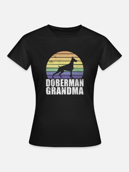 Doberman Gifts - Frauen T-Shirt - Schwarz