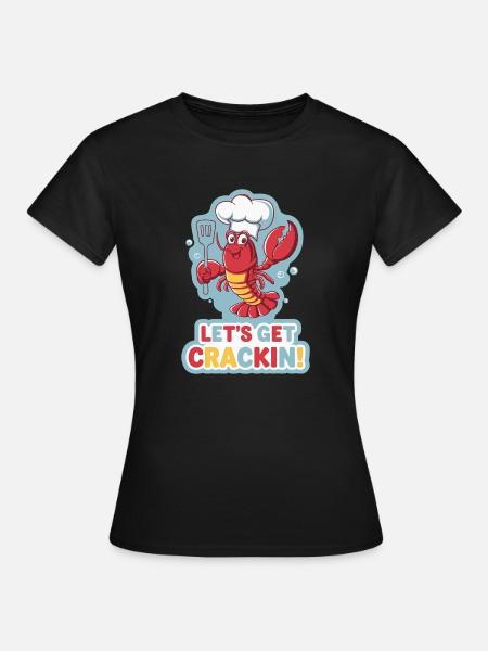 LASS UNS LOSLEGEN - Frauen T-Shirt - Schwarz