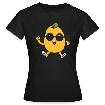 Kartoffel - Frauen T-Shirt - Schwarz - Vorne - AI Model Female 172 dark (172cm)