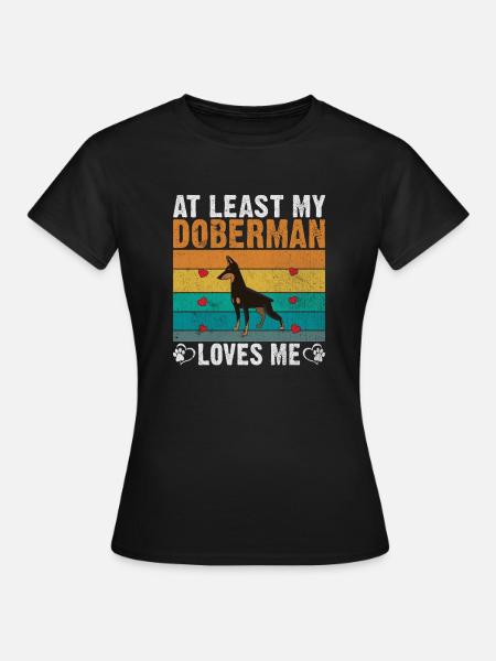 Doberman Gifts - Frauen T-Shirt - Schwarz