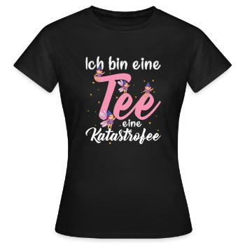 Je suis une fée, une fée du désastre, je poussière de fée - T-shirt Femme - noir - Devant - AI Model Female 172 dark (172cm)