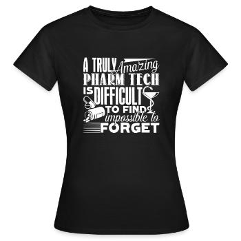 Pharmacy Technician Amazing Pharmacy Technician - Women's T-Shirt - black - Front - AI Model Female 172 dark (172cm)