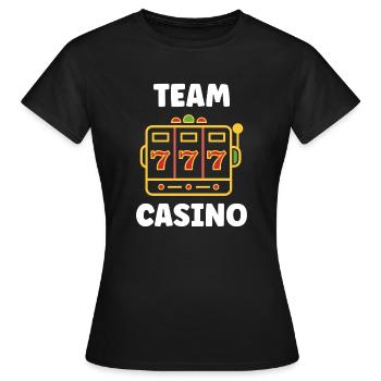 Casino - T-shirt Femme - noir - Devant - AI Model Female 172 dark (172cm)