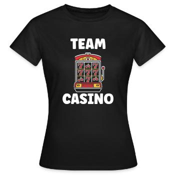 Casino - T-shirt Femme - noir - Devant - AI Model Female 172 dark (172cm)