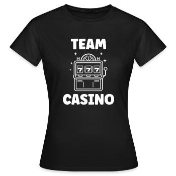 Casino - T-shirt Femme - noir - Devant - AI Model Female 172 dark (172cm)