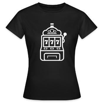 Casino - T-shirt Femme - noir - Devant - AI Model Female 172 dark (172cm)