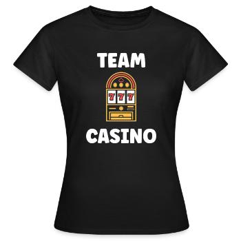 Casino - T-shirt Femme - noir - Devant - AI Model Female 172 dark (172cm)