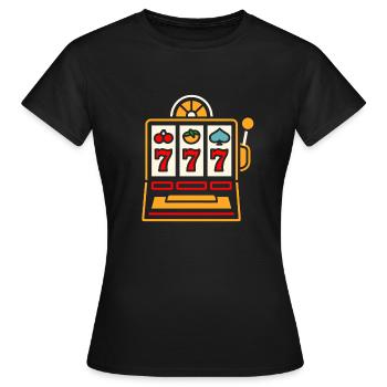 Casino - T-shirt Femme - noir - Devant - AI Model Female 172 dark (172cm)