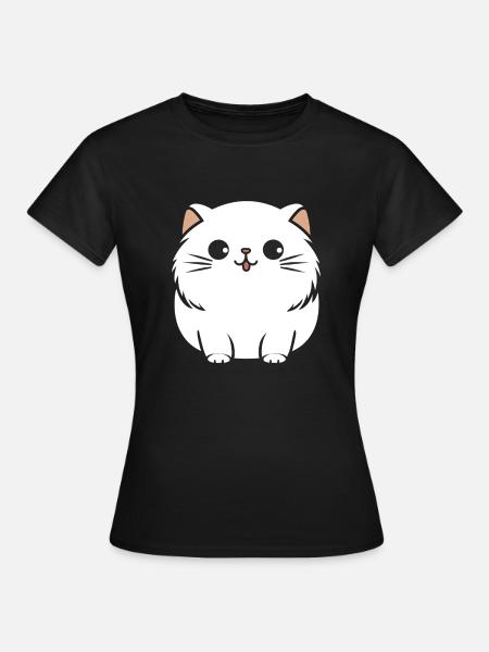 Perserkatze - Frauen T-Shirt - Schwarz