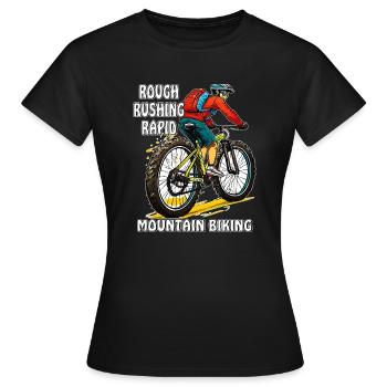 VÉTÉTISTE RUDE RAPIDE - T-shirt Femme - noir - Devant - AI Model Female 172 dark (172cm)