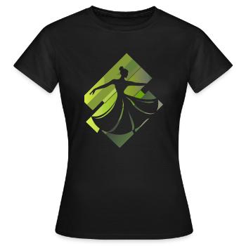 Tanzschule Tanzkurs Tanzen - Frauen T-Shirt - Schwarz - Vorne - AI Model Female 172 dark (172cm)