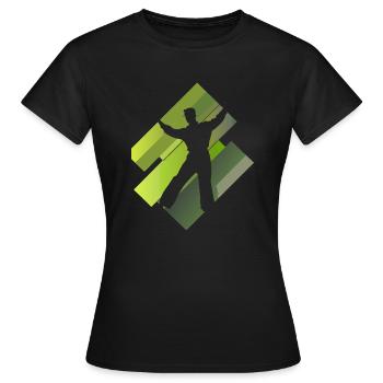 Dancing Dance School - Women's T-Shirt - black - Front - AI Model Female 172 dark (172cm)