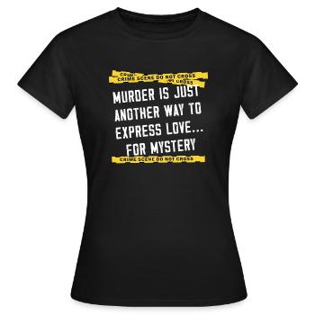 Murder Mystery Dinner Fun Night - T-shirt Femme - noir - Devant - AI Model Female 172 dark (172cm)
