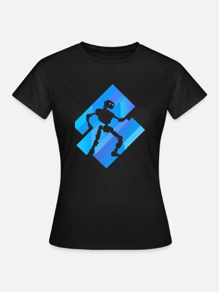 Roboter Robotics Maschine - Frauen T-Shirt - Schwarz
