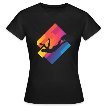 Nageurs Apnée Brasse - T-shirt Femme - noir - Devant - AI Model Female 172 dark (172cm)