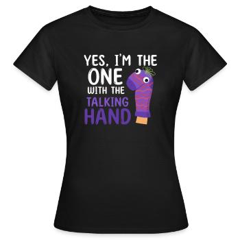 Marionnettes Marionnettiste Marionnettes Marionnettes - T-shirt Femme - noir - Devant - AI Model Female 172 dark (172cm)